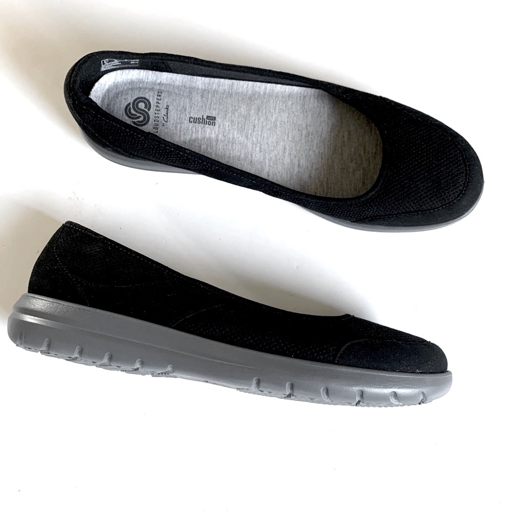 Clark’s Cloud Steppers Soft Cushion Black shoes
